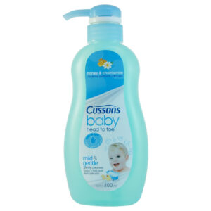 Cussons Baby Head To Toe Honey & Camomile 400ml x3