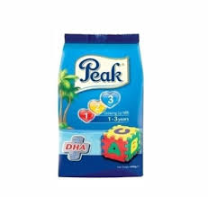 Peak 123 Growing Up Milk 1-3 Years Sachet 380g
