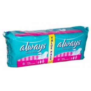 Always Ultra Thin With Wings Extra Long x3