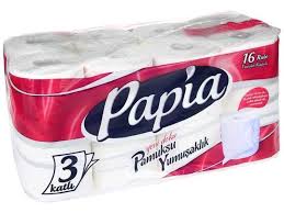 Papia Premium Toilet Tissue Silky Softness 3 Ply 2 Rolls x6